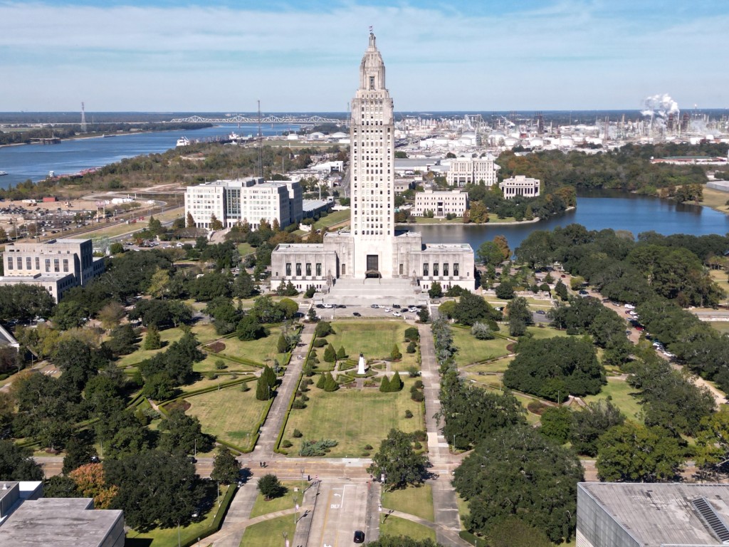 The Louisiana State Capitol in Baton Rouge